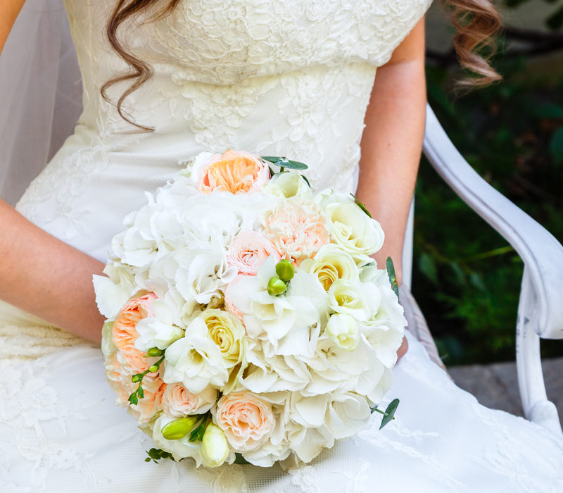 White Wedding Bouquet DIY How To