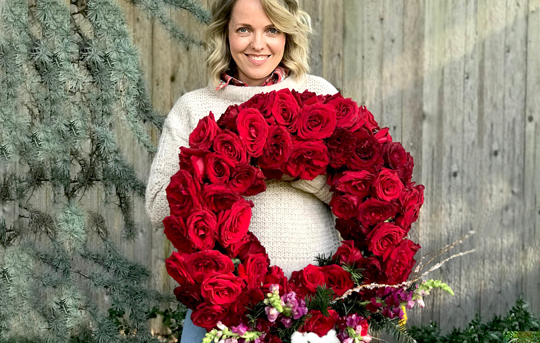 Diy Fresh Floral Wreath My Mayberry Lane